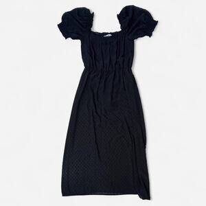 Reformation darien sheer midi dress